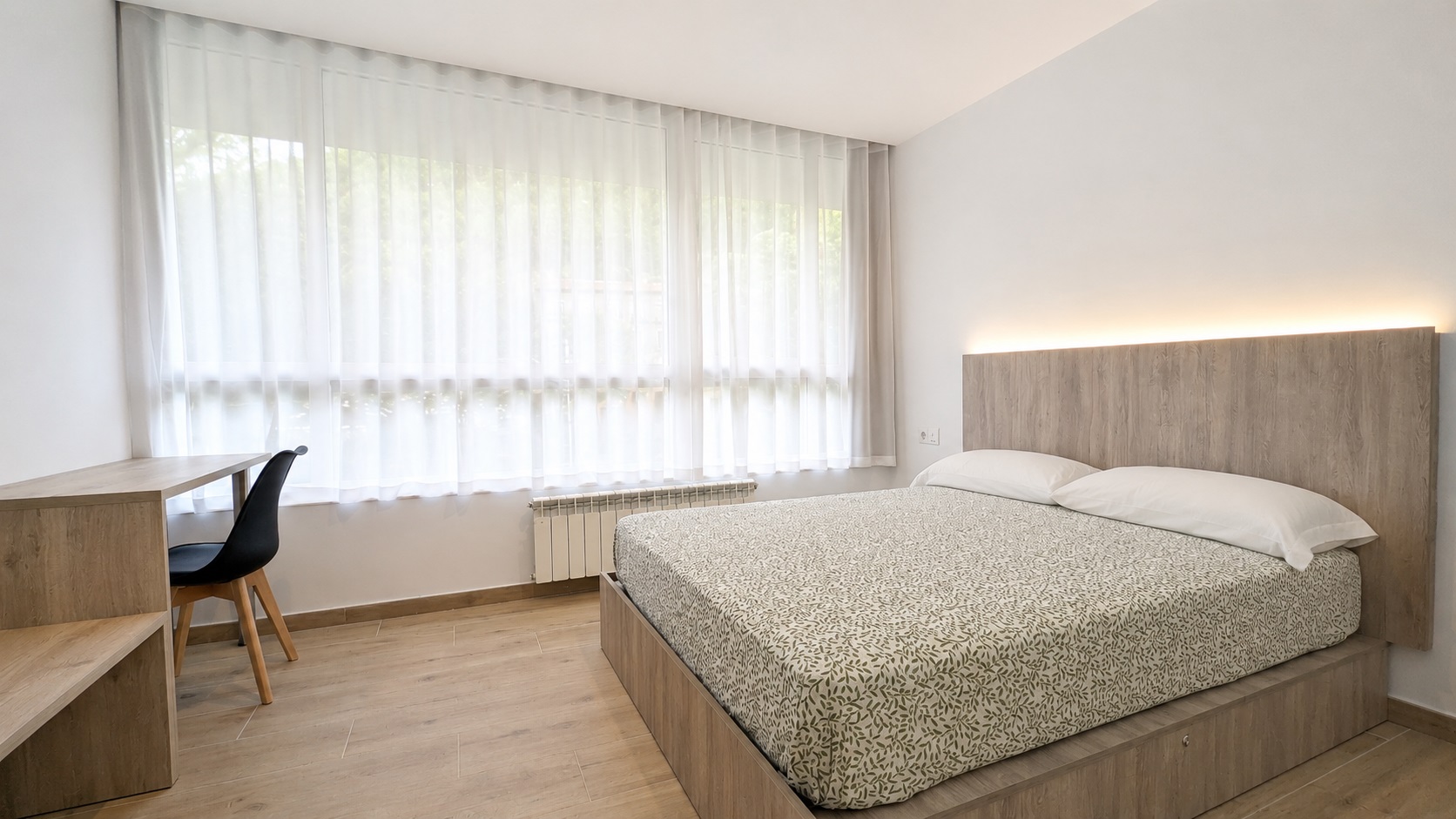 Dormitorio doble del apartamento Hydros Ter en Ripoll